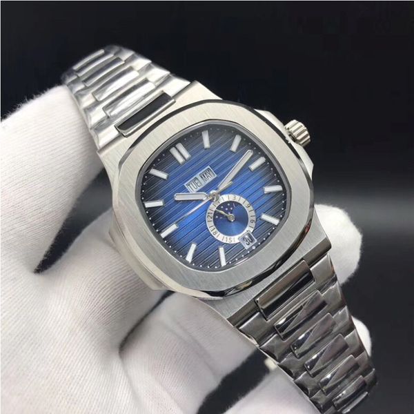 10 colors watches nautilus 5726/1a-001 mechanical automatic men watch moon phase 24h stainless steel all functions work 40.5mm, Slivery;brown
10 colors watches nautilus 5726/1a-001 mechanical automatic men watch moon phase 24h stainless steel all functions work 40.5mm, Slivery;brown