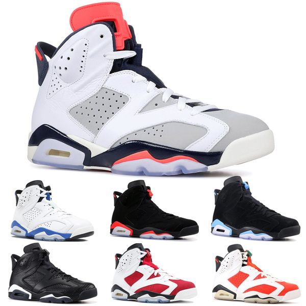 New Black Infrared For 2019 Mens 6 6s Basketball Shoes UNC Tinker Sports Blue Gatorade White Men Designer Trainer Sport Sneakers Size 41-47
New Black Infrared For 2019 Mens 6 6s Basketball Shoes UNC Tinker Sports Blue Gatorade White Men Designer Trainer Sport Sneakers Size 41-47