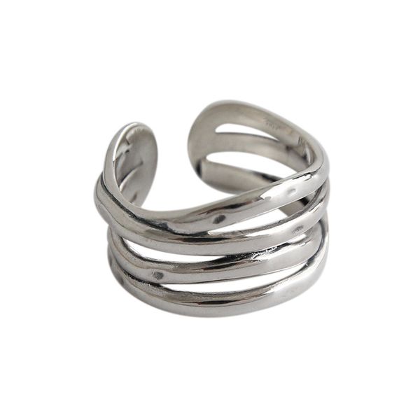 925 silver women vintage double layer simple rings open ring fashion jewelry for party wedding, Golden;silver
925 silver women vintage double layer simple rings open ring fashion jewelry for party wedding, Golden;silver