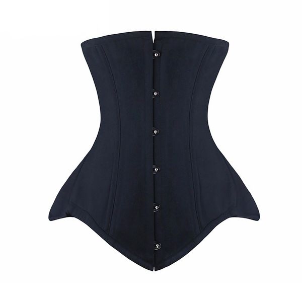 Underbust Corset Bustier Steampunk Steel Boned Slim Waist Control Corset for Women Waist Trainer Plus Size, Black
Underbust Corset Bustier Steampunk Steel Boned Slim Waist Control Corset for Women Waist Trainer Plus Size, Black