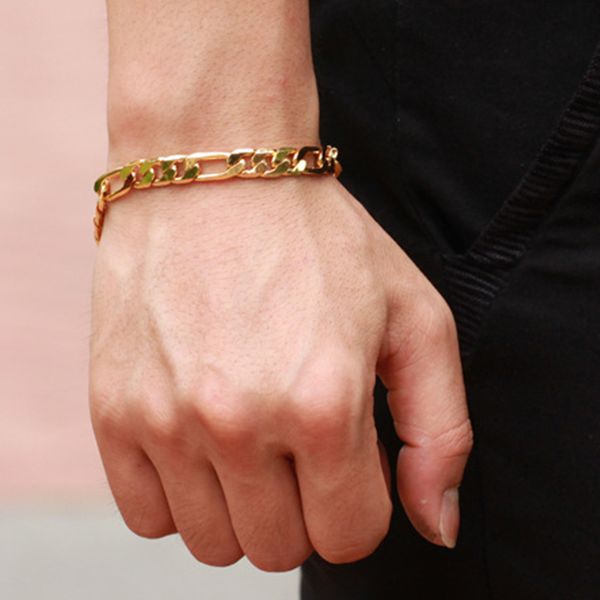 new classic chain bracelet personality ladies men's bracelet stainless steel cuba chain gold fashion jewelry vb1067, Golden;silver
new classic chain bracelet personality ladies men's bracelet stainless steel cuba chain gold fashion jewelry vb1067, Golden;silver