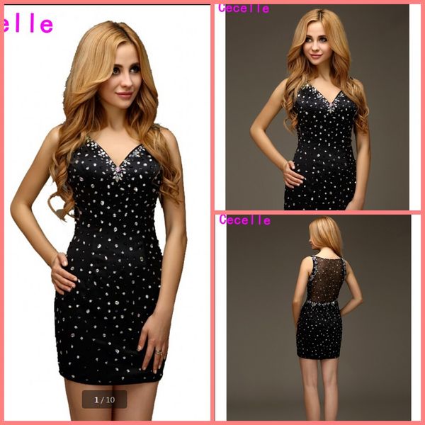 vestido de festa short little black sheath column prom dress cocktail party gowns beaded crystals with sheer back informal prom gowns
vestido de festa short little black sheath column prom dress cocktail party gowns beaded crystals with sheer back informal prom gowns