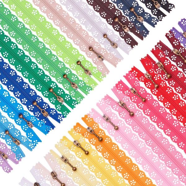 random color 5pcs/lot zippers lace nylon finish zipper for sewing wedding dress 20/25/30/35/40/50cm
random color 5pcs/lot zippers lace nylon finish zipper for sewing wedding dress 20/25/30/35/40/50cm