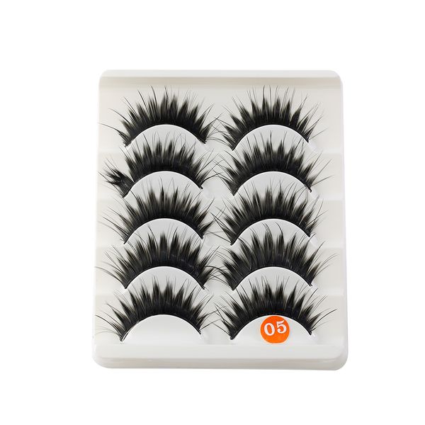 5 pairs handmade long makeup soft thick false eyelashes eye lashes black natural eye lashes cosmetics extension tools
5 pairs handmade long makeup soft thick false eyelashes eye lashes black natural eye lashes cosmetics extension tools
