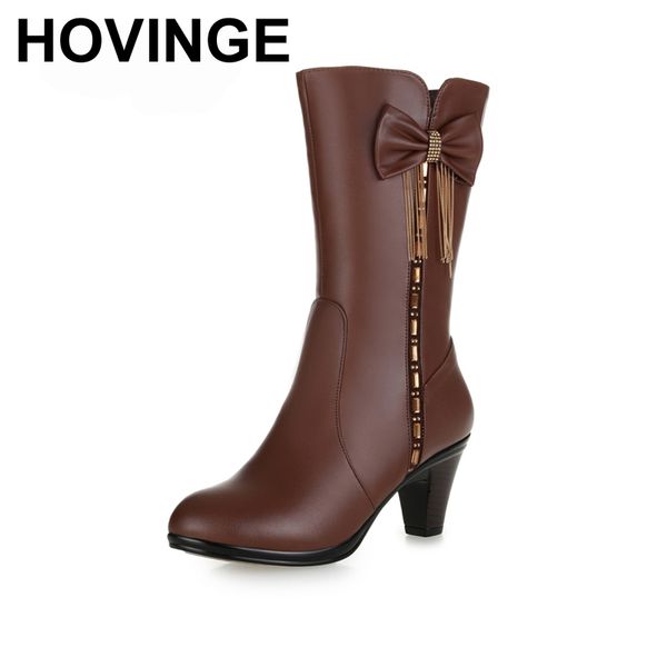 hovinge new rhinestones bow genuine leather boots winter shoes woman snow boots 2018 high heels knee high women, Black
hovinge new rhinestones bow genuine leather boots winter shoes woman snow boots 2018 high heels knee high women, Black