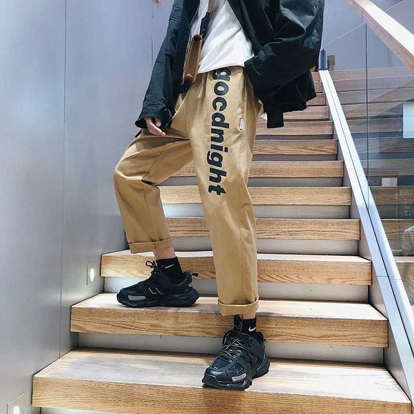 men's casual pants 2020 spring new solid color pocket washed overalls cropped pants youth personality fashion men's clothing, Black
men's casual pants 2020 spring new solid color pocket washed overalls cropped pants youth personality fashion men's clothing, Black