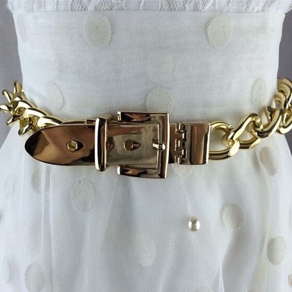 fashion gold silver chian belt waist decoration metal belts female silver rhinestone chuny punk designer belt for women y191218, Slivery;black
fashion gold silver chian belt waist decoration metal belts female silver rhinestone chuny punk designer belt for women y191218, Slivery;black