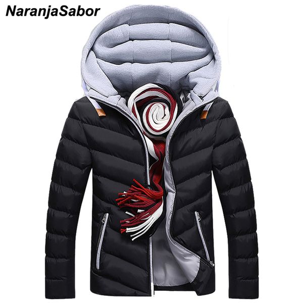 naranjasabor 2019 winter men's thick coat warm hooded padded for men casual jackets male overcoat mens coats mens brand clothing, Black
naranjasabor 2019 winter men's thick coat warm hooded padded for men casual jackets male overcoat mens coats mens brand clothing, Black