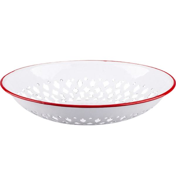 europe-style enamel fruit tray round tray creative retro enamel fruit and vegetable cleaning drain pan process making
europe-style enamel fruit tray round tray creative retro enamel fruit and vegetable cleaning drain pan process making