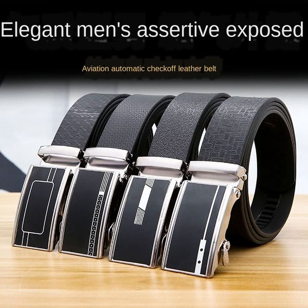 dycgg business aviation automatic buckle and plastic leisure business aviation automatic buckle men and men men's plastic belt leisure, Black;brown
dycgg business aviation automatic buckle and plastic leisure business aviation automatic buckle men and men men's plastic belt leisure, Black;brown