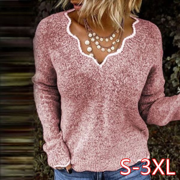 women knitted sweater 2019 autumn winter long sleeve warm pullover sweater casual v-neck striped female jumper pull femme, White;black
women knitted sweater 2019 autumn winter long sleeve warm pullover sweater casual v-neck striped female jumper pull femme, White;black
