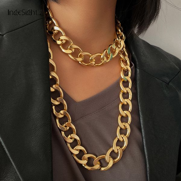 men punk multi layer curb cuban thick long necklace vintage chunky heavy metal choker necklace collar women jewelry, Silver
men punk multi layer curb cuban thick long necklace vintage chunky heavy metal choker necklace collar women jewelry, Silver