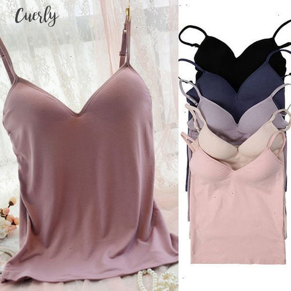 adjustable women strap built in bra padded bra modal tank camisole cami female crop shirt, White
adjustable women strap built in bra padded bra modal tank camisole cami female crop shirt, White