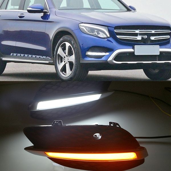 1 pair led drl daytime running lights daylight yellow turn signal lamp light for mercedes benz glc x205 2015 2016
1 pair led drl daytime running lights daylight yellow turn signal lamp light for mercedes benz glc x205 2015 2016