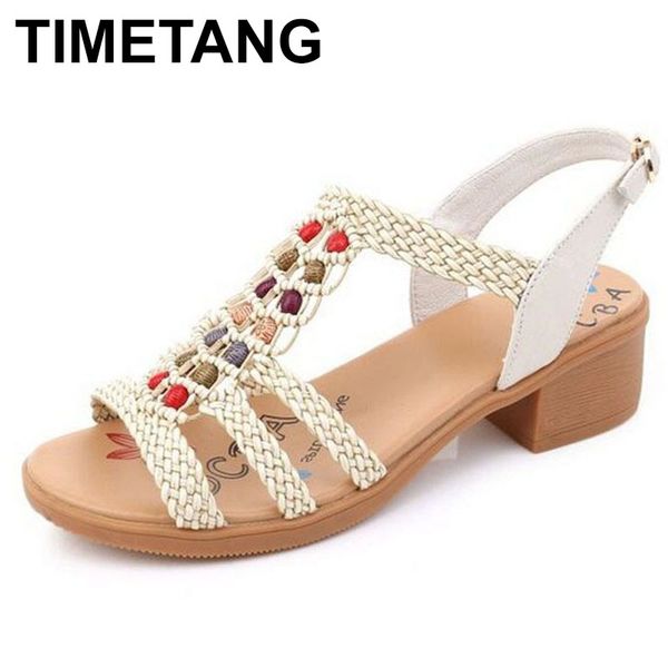 timetangbohemian style summer women sandals fashion shoes woman cow leather sandals women shoes big size thick heel sandal, Black
timetangbohemian style summer women sandals fashion shoes woman cow leather sandals women shoes big size thick heel sandal, Black