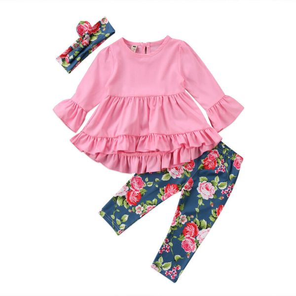 2020 autumn toddler kids baby girl floral dress pants legging outfit 3pcs clothes set 2-7t, White
2020 autumn toddler kids baby girl floral dress pants legging outfit 3pcs clothes set 2-7t, White