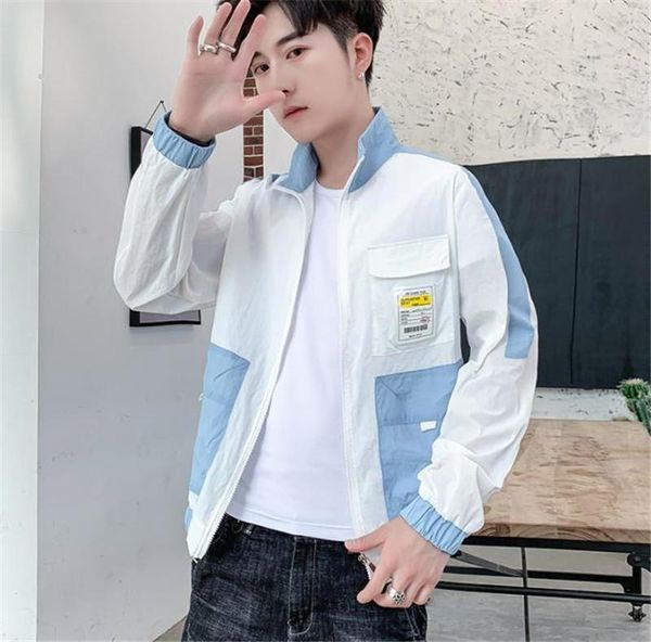 summer lapel neck sunscreen panelled mens jackets long sleeve thin teenager mens outerwear male clothing, Black;brown
summer lapel neck sunscreen panelled mens jackets long sleeve thin teenager mens outerwear male clothing, Black;brown