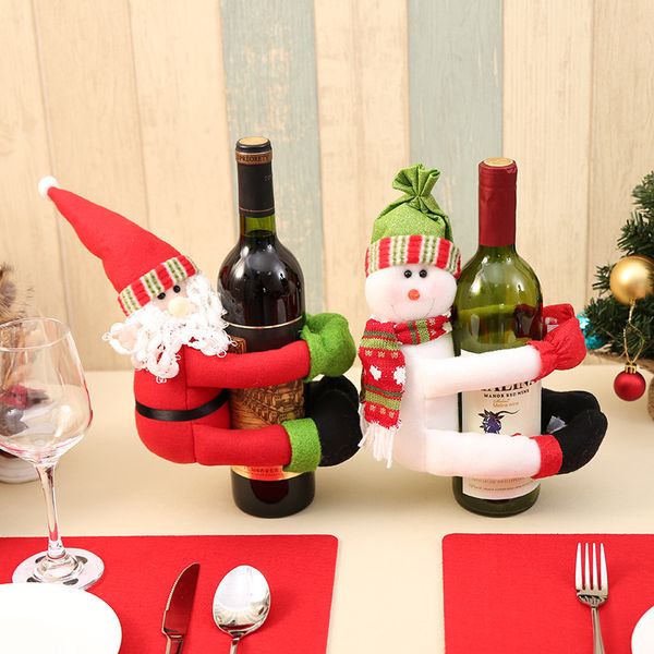2019 santa claus snowman wine bottle hanging ornament doll christmas dinner party table decoration children new year gift sd270
2019 santa claus snowman wine bottle hanging ornament doll christmas dinner party table decoration children new year gift sd270