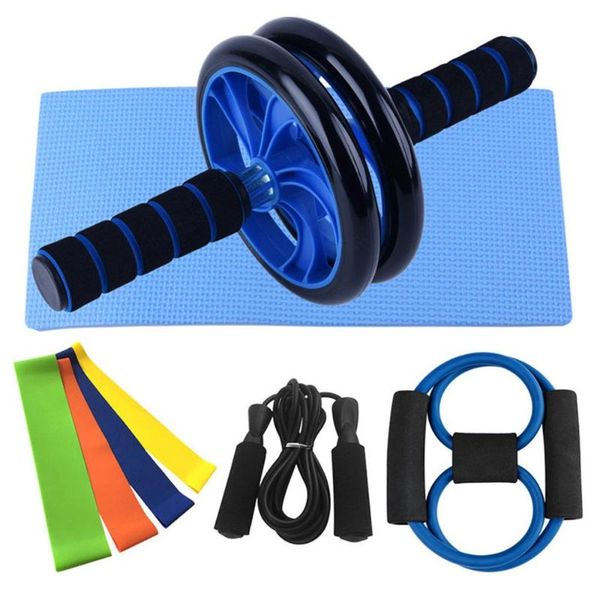 training equipment home gym fitness set abdominal roller wheel 8 shape resistance band loop jump rope pack kit
training equipment home gym fitness set abdominal roller wheel 8 shape resistance band loop jump rope pack kit