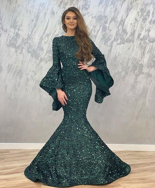 shiny dark green mermaid evening dresses sequined long sleeves formal wear evening party gowns prom dress vestido de fiesta abendkleid, Black;red
shiny dark green mermaid evening dresses sequined long sleeves formal wear evening party gowns prom dress vestido de fiesta abendkleid, Black;red