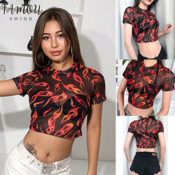 2020 новая мода sexy summer женщины с коротким рукавом экипаж шеи sheer смотрите через прозрачный angel flame печати crop top t shirt, White
2020 новая мода sexy summer женщины с коротким рукавом экипаж шеи sheer смотрите через прозрачный angel flame печати crop top t shirt, White