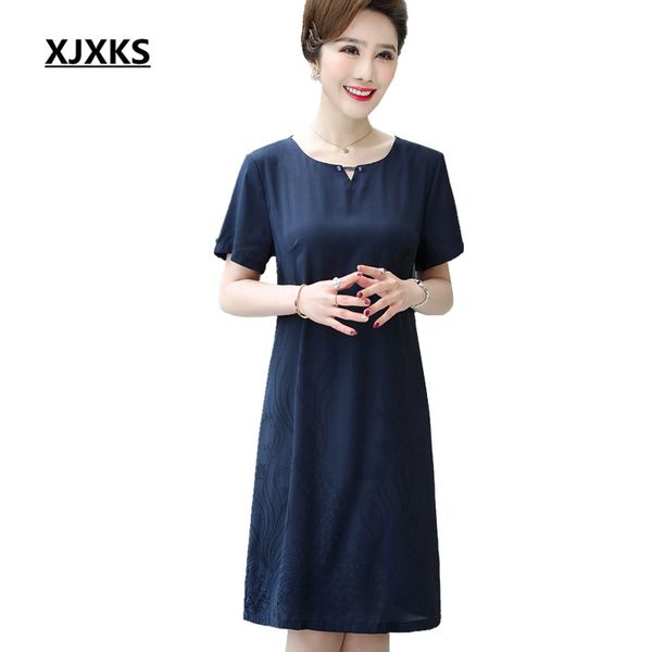 xjxks comfortable women chiffon dress 2020 summer new loose plus size round neck short sleeve women dress, Black;gray
xjxks comfortable women chiffon dress 2020 summer new loose plus size round neck short sleeve women dress, Black;gray