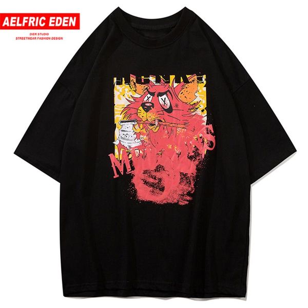 aelfric eden animal print t shirt men 2020 summer hip hop harajuku tshirt loose streetwear casual cotton male short sleeve black, White;black
aelfric eden animal print t shirt men 2020 summer hip hop harajuku tshirt loose streetwear casual cotton male short sleeve black, White;black