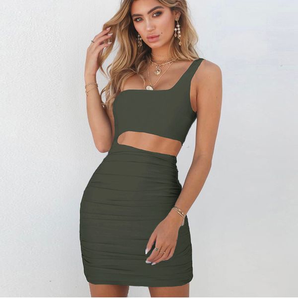 one shoulder mini dress women irregular strapless sleeveless holow out bodycon party club pencil dress summer, White;black
one shoulder mini dress women irregular strapless sleeveless holow out bodycon party club pencil dress summer, White;black