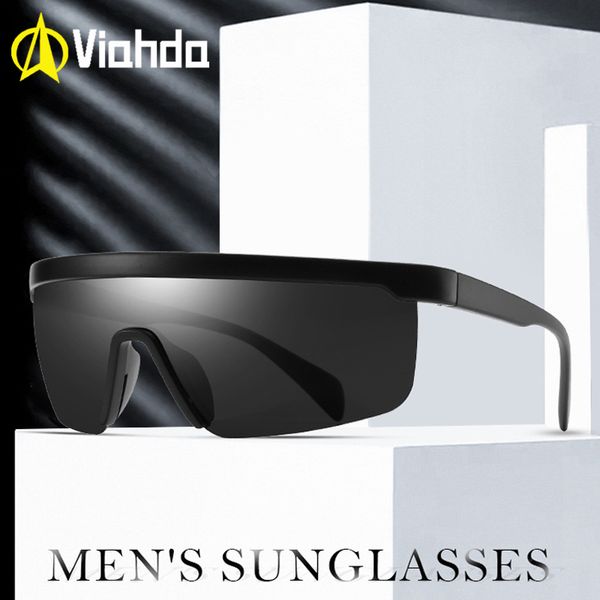 sunglasses viahda one-piece shape men polarized sun glasses women suitable long-lasting goggles, White;black
sunglasses viahda one-piece shape men polarized sun glasses women suitable long-lasting goggles, White;black