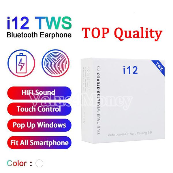 i12 tws bluetooth 5.0 ture wireless earbuds stereo headphone touch control biaural headset auto pairing auto power up pop up window earphone
i12 tws bluetooth 5.0 ture wireless earbuds stereo headphone touch control biaural headset auto pairing auto power up pop up window earphone