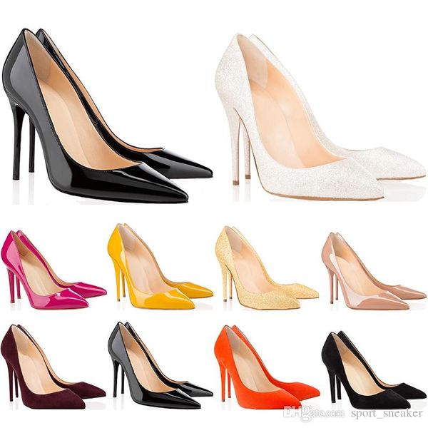 fashion new designer women shoes red bottom high heels 8cm 10cm 12cm nude black white leather pointed toes pumps dress party wedding shoes
fashion new designer women shoes red bottom high heels 8cm 10cm 12cm nude black white leather pointed toes pumps dress party wedding shoes