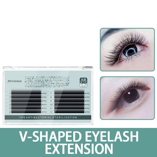 datianxia 0.15 mm thick hand made v-shape lashes natural bushy eyelash extension crisscross soft lashes mink individual makeup
datianxia 0.15 mm thick hand made v-shape lashes natural bushy eyelash extension crisscross soft lashes mink individual makeup