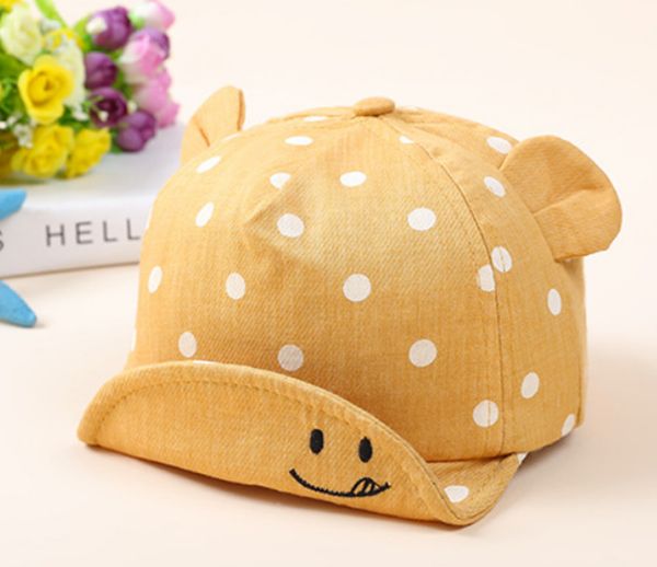 fashion summer beach striped brim hat sun hat cap for newborn infant baby girl boy cotton baseball cap ear smile face, Yellow
fashion summer beach striped brim hat sun hat cap for newborn infant baby girl boy cotton baseball cap ear smile face, Yellow