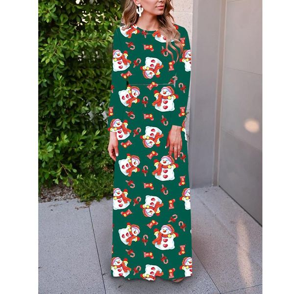 christmas day womens casual dresses fashion christmas snowman floral print womens maxi dresses designer females clothing, Black;gray
christmas day womens casual dresses fashion christmas snowman floral print womens maxi dresses designer females clothing, Black;gray
