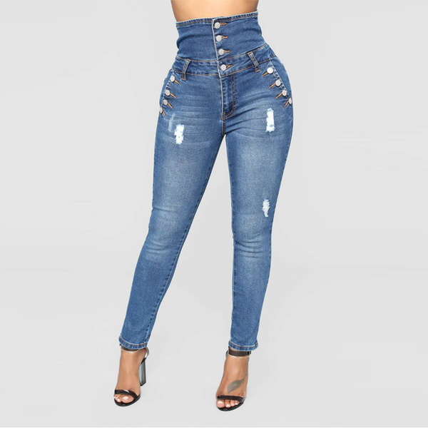 2020 new autumn summer women high waist skinny denim long pencil pant plus size 3xl buttons jeans camisa feminina trousers, Blue
2020 new autumn summer women high waist skinny denim long pencil pant plus size 3xl buttons jeans camisa feminina trousers, Blue