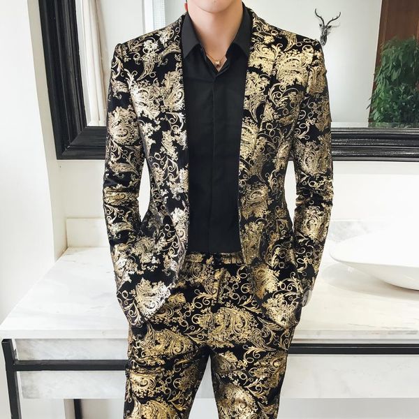 noble mens suits jacket and pant fashion suits coats and trousers asian size s-5xl, White;black
noble mens suits jacket and pant fashion suits coats and trousers asian size s-5xl, White;black