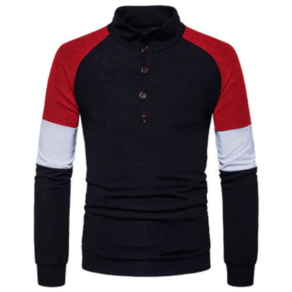 men long sleeve fashion pullover high neck autumn casual men's turtleneck patchwork stretch slim casual sweaters, White;black
men long sleeve fashion pullover high neck autumn casual men's turtleneck patchwork stretch slim casual sweaters, White;black