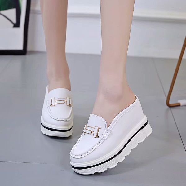 rimocy chunky hidden heels wedges sandals women fashion buckle high heels slippers woman casual non slip beach flip flops mujer, Black
rimocy chunky hidden heels wedges sandals women fashion buckle high heels slippers woman casual non slip beach flip flops mujer, Black