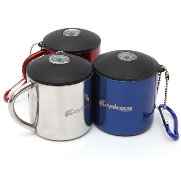 stainless steel outdoor travel mug with handle and lid insulation lightweight thermal cup with carabiner for backpacking camping
stainless steel outdoor travel mug with handle and lid insulation lightweight thermal cup with carabiner for backpacking camping