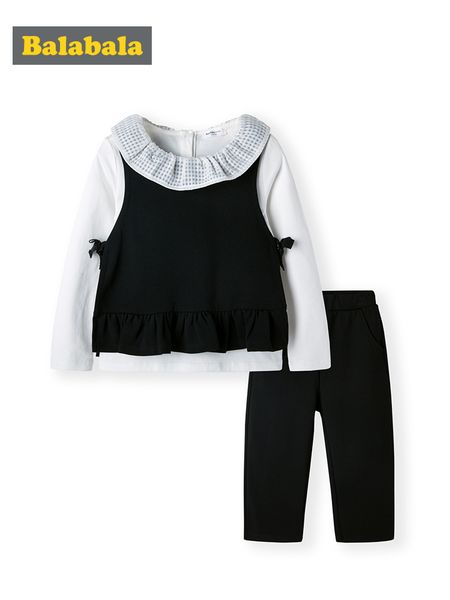 balabala children clothing baby autumn girls 2019 new set children's three-piece korean version t-shirt +vest +pants, White
balabala children clothing baby autumn girls 2019 new set children's three-piece korean version t-shirt +vest +pants, White