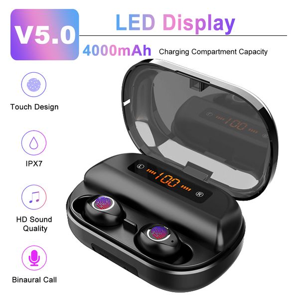 led display bluetooth 5.0 earphone 2000mah/3600mah/4000mah power bank tws wireless waterproof sport stereo earbuds headset
led display bluetooth 5.0 earphone 2000mah/3600mah/4000mah power bank tws wireless waterproof sport stereo earbuds headset