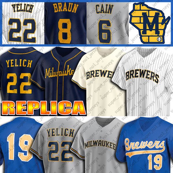 milwaukee custom brewers 22 christian yelich jersey 19 robin yount jerseys ryan braun jersey lorenzo cain brandon smoak baseball jersey, Blue;black
milwaukee custom brewers 22 christian yelich jersey 19 robin yount jerseys ryan braun jersey lorenzo cain brandon smoak baseball jersey, Blue;black