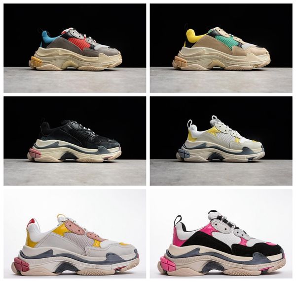 2019 Fashion Triple S Dad Shoes Best Quality Triple-S Casual Shoes Trainer zapatos Men Women Casual Shoes Sport 35-45
2019 Fashion Triple S Dad Shoes Best Quality Triple-S Casual Shoes Trainer zapatos Men Women Casual Shoes Sport 35-45