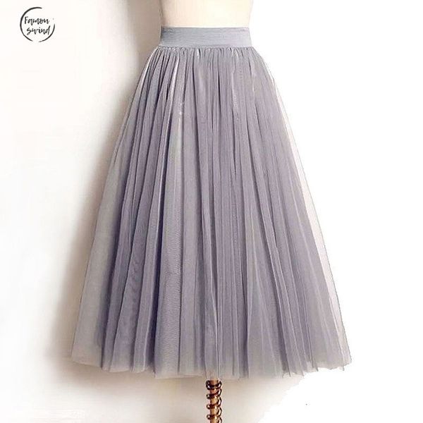 summer skirt midi a line vintage skirts womens high waist tulle mesh long pleated tutu skirt saias 2019 faldas jupe, Black
summer skirt midi a line vintage skirts womens high waist tulle mesh long pleated tutu skirt saias 2019 faldas jupe, Black