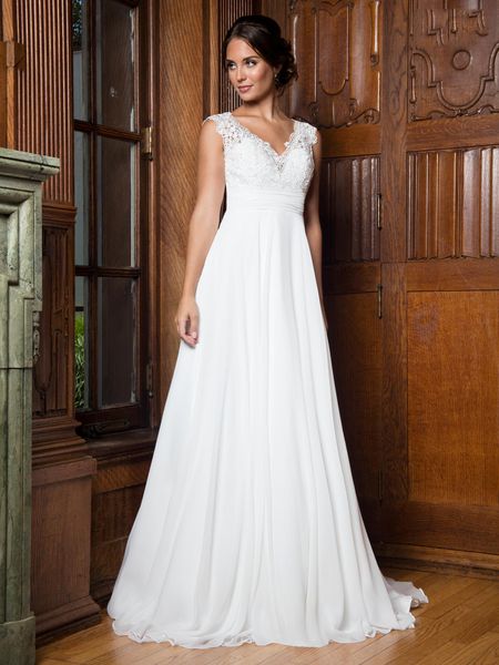elegant white chiffon lace v-neck applique sheath wedding dresses bridal pageant dresses wedding attire dresses custom size 2-18 kf1219197
elegant white chiffon lace v-neck applique sheath wedding dresses bridal pageant dresses wedding attire dresses custom size 2-18 kf1219197