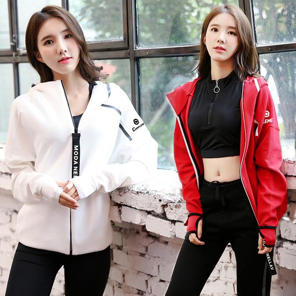 running jacket sports coat black white red women hooded long sleeve sport hoodies sweatshirts gym clothes yoga fitness shirt
running jacket sports coat black white red women hooded long sleeve sport hoodies sweatshirts gym clothes yoga fitness shirt