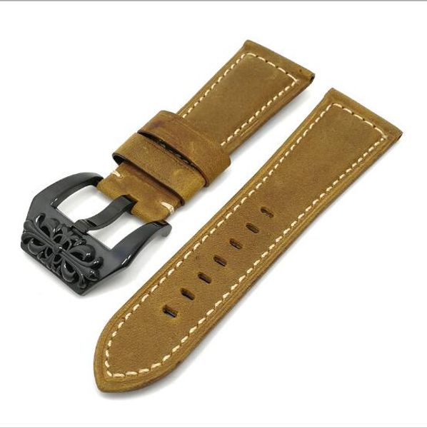 gospel2005 new 2018 first layer leather italian crazy horse leather carved buckle rough leather watch strap for panerial, Black;brown
gospel2005 new 2018 first layer leather italian crazy horse leather carved buckle rough leather watch strap for panerial, Black;brown