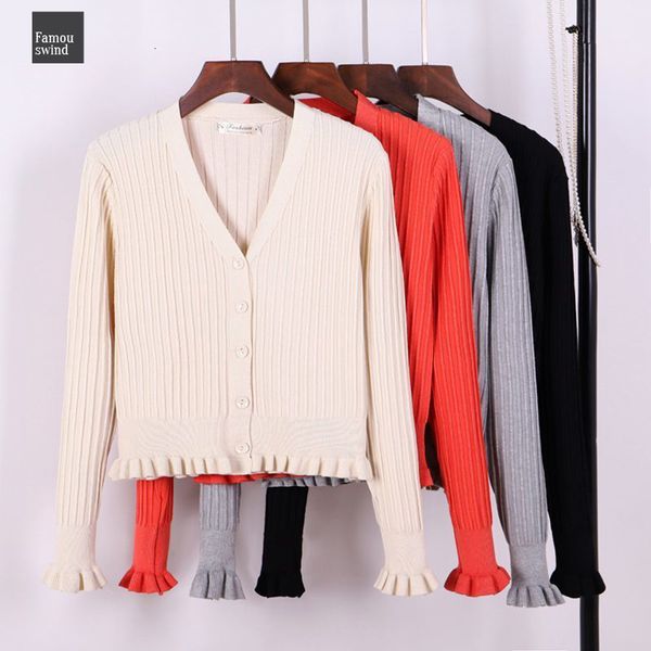 v sexy шея свитер осень женщина кардиган ребристая вязаная tops гофрированный симпатичные девушки пальто весна куртка вязаная, White;black
v sexy шея свитер осень женщина кардиган ребристая вязаная tops гофрированный симпатичные девушки пальто весна куртка вязаная, White;black