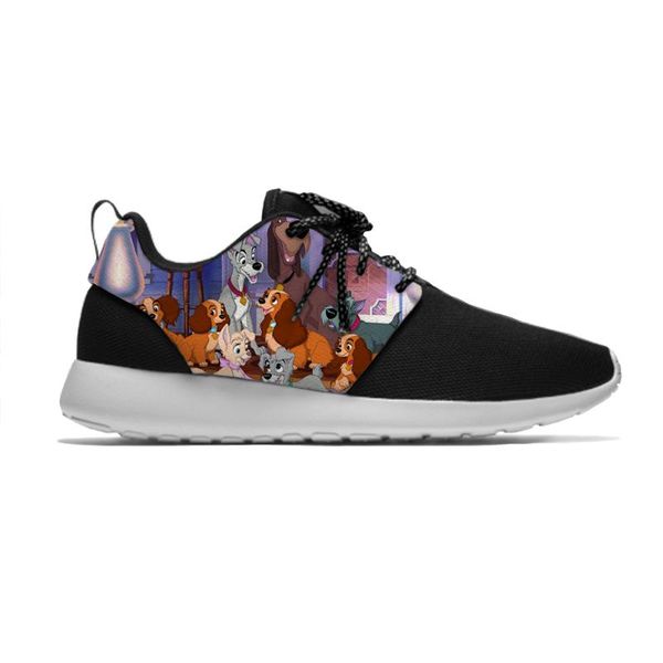 tramp and the lady cartoon movie funny fashion sport running shoes casual breathable lightweight 3d print men women sneakers, Black
tramp and the lady cartoon movie funny fashion sport running shoes casual breathable lightweight 3d print men women sneakers, Black