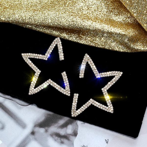 shiny side new fashion jewelry simple crystal drop earrings for women statement gift elegant star earrings wholesale, Golden;silver
shiny side new fashion jewelry simple crystal drop earrings for women statement gift elegant star earrings wholesale, Golden;silver